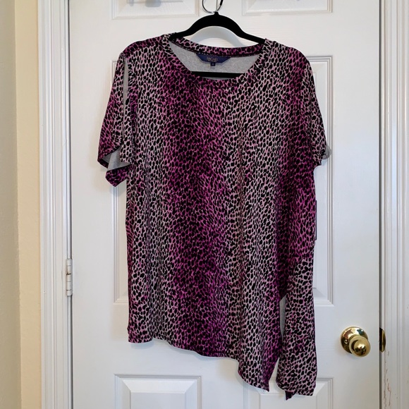 NWT Rachel Rachel Roy Plus Size Asymmetrical Top - Picture 2 of 7